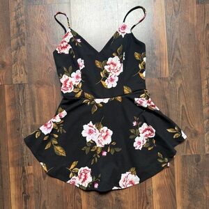 Floral romper dress
